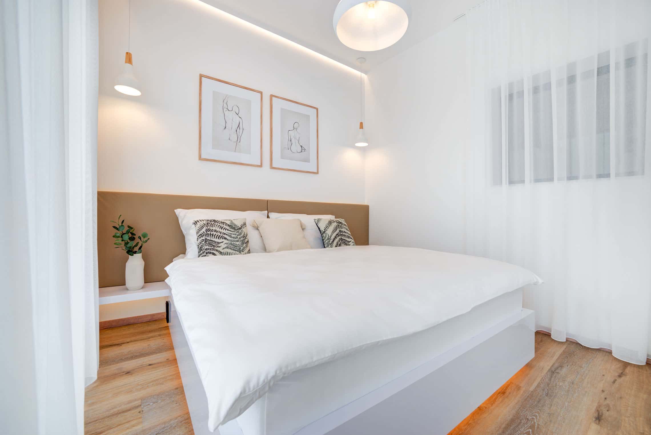 Prostory hotelového apartmánu v Brně