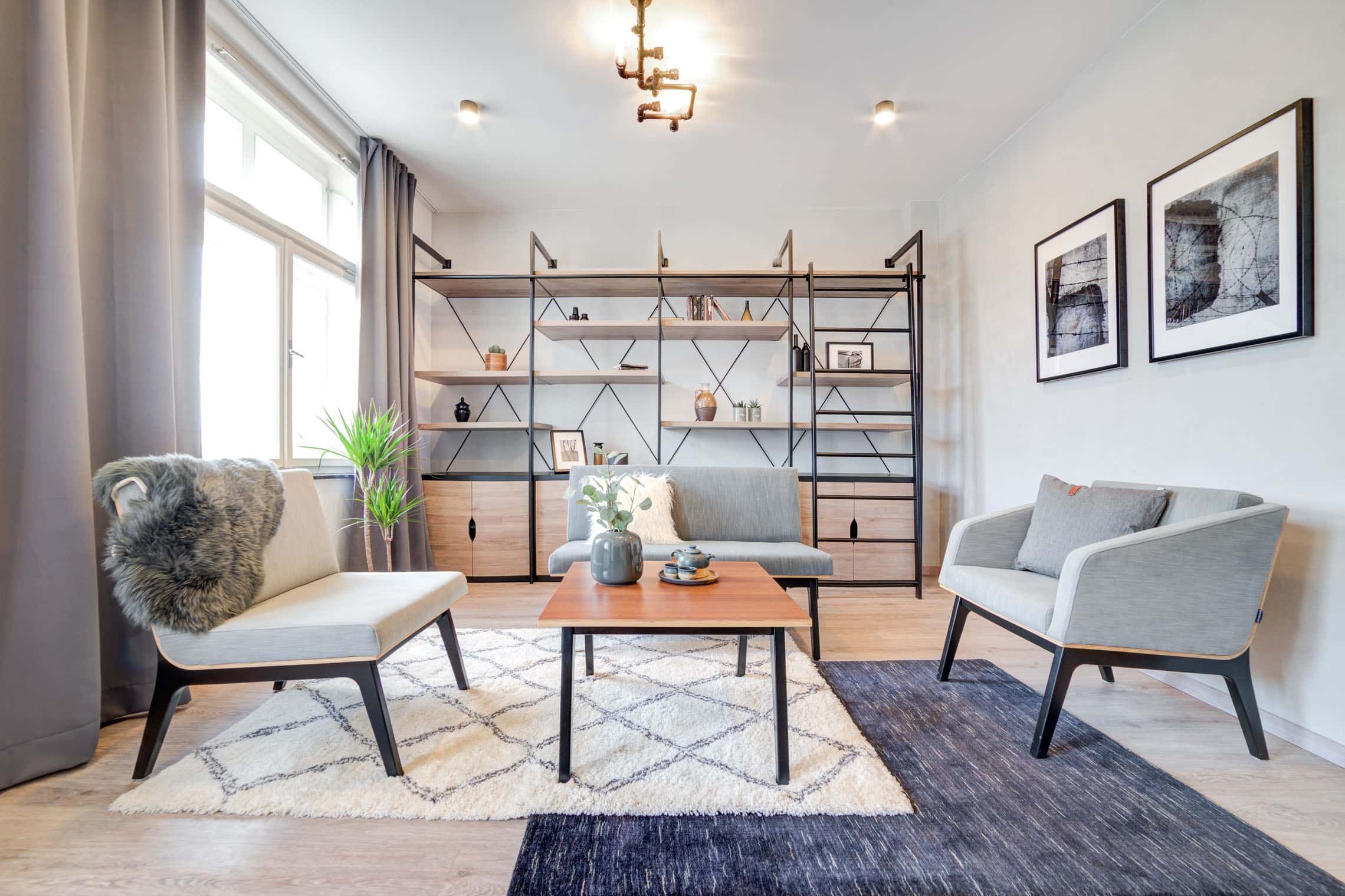 Prostory hotelového apartmánu v Brně